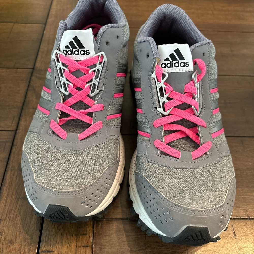 Adidas Women's Gray and Pink Athletic Shoes